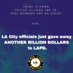 Matt McGorry Instagram – Truly despicable. The amount of other services that could be funded with this money. Things that actually contribute to people’s well-being and safety. 

Repost @docmellymel
・・・
“City Council approved a contract to cops that makes their starting salary $97k…that’s before overtime and bonuses and at a time when the killings of our people and police corruption by lapd is at an all time high. 
Grateful for the 3 City Councilmembers @cd1losangeles @cd13losangeles & @cd4losangeles who voted for what’s right and to THE PEOPLE for speaking out @blmlosangeles @africatowncoalition_ @peoplescitycouncil @stoplapdspying 
Our only solution…
Community. 
No amount of money is worth your soul or the lives of your people. 
#DontBeACop “