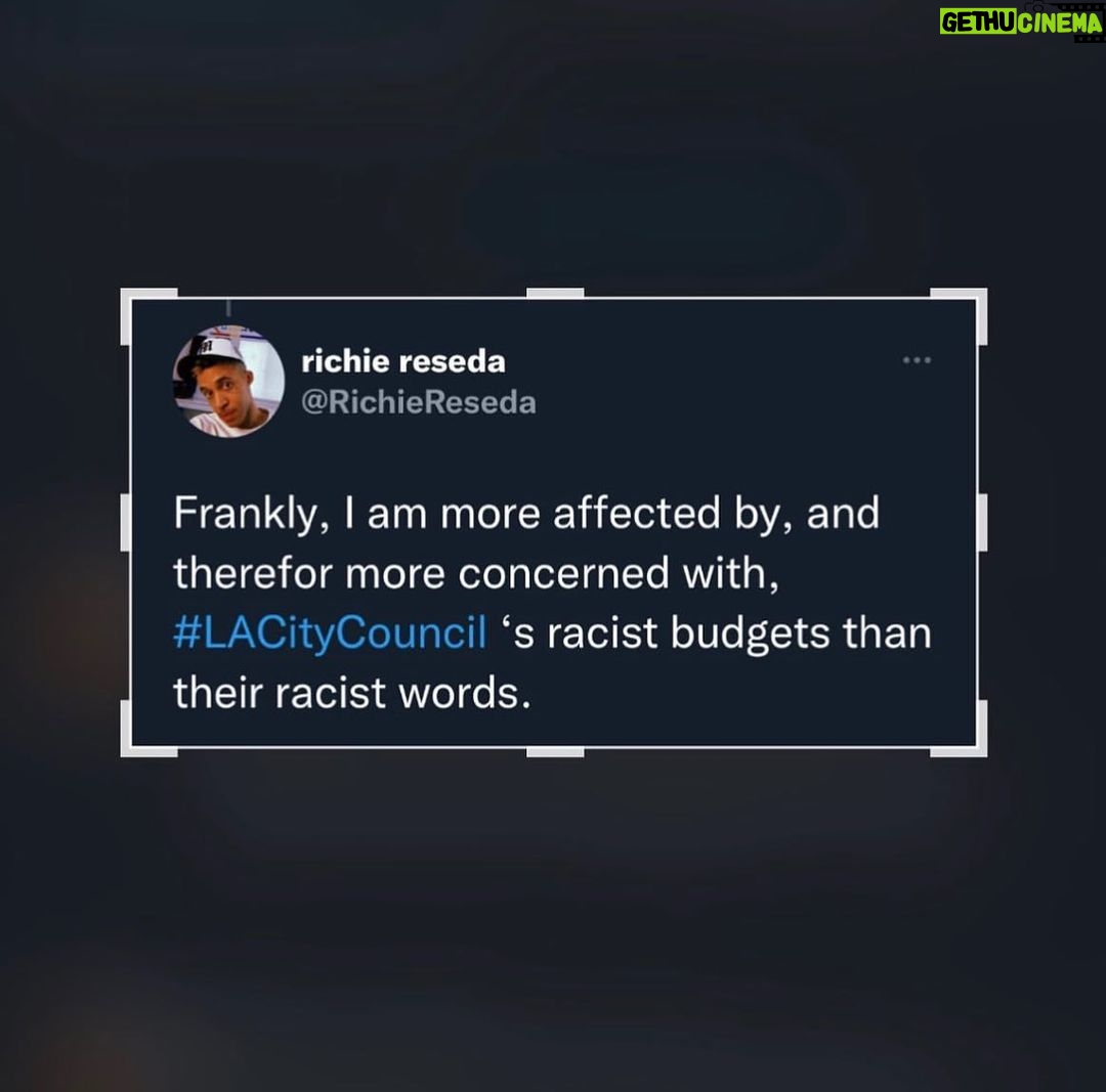 Matt McGorry Instagram - Leaked recordings of phone calls of LA officials spouting blatant bigotry just came out. They need to step down and be held accountable. Let’s also remember the larger context with these reminders from @richiereseda