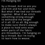 Matt McGorry Instagram - Hang on my loves. Let us learn to weave 💜 image by @faratucker