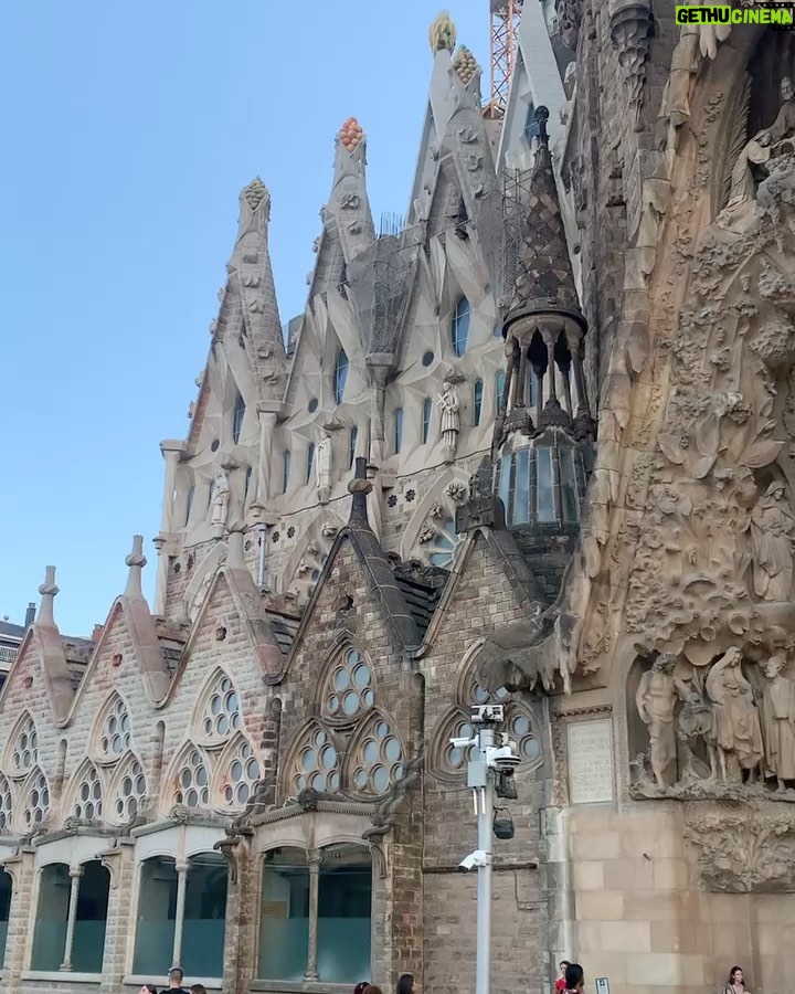 Matt McGorry Instagram - I thought I was over seeing churches, but #SagradaFamilia by #Gaudí is by far my favorite that I’ve ever seen. Reminds me of The Neverending Story and shit. 🥹🤩 Sagrada Familia