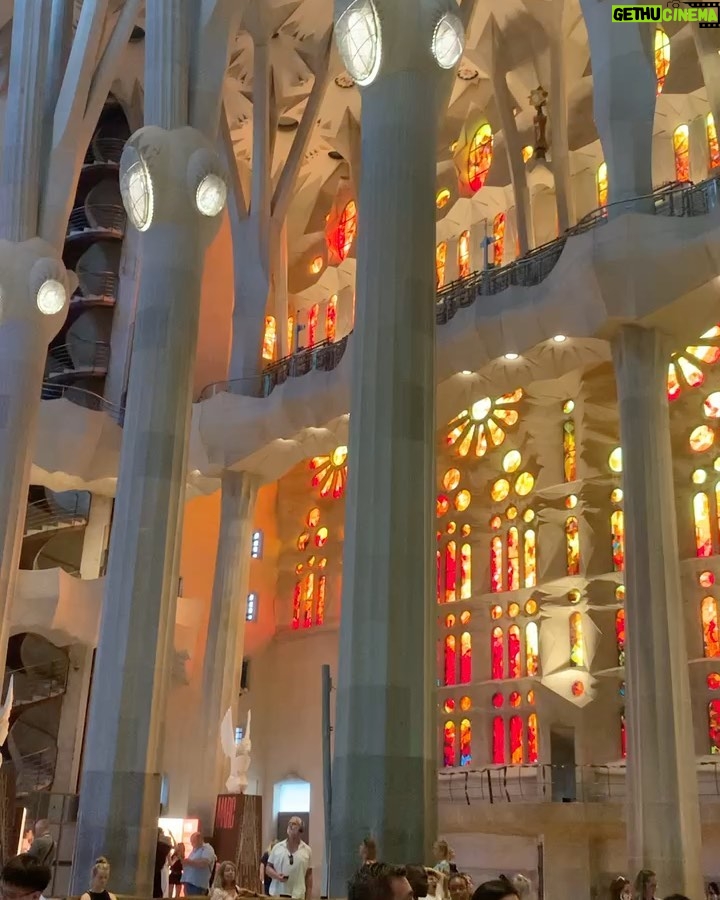 Matt McGorry Instagram - I thought I was over seeing churches, but #SagradaFamilia by #Gaudí is by far my favorite that I’ve ever seen. Reminds me of The Neverending Story and shit. 🥹🤩 Sagrada Familia
