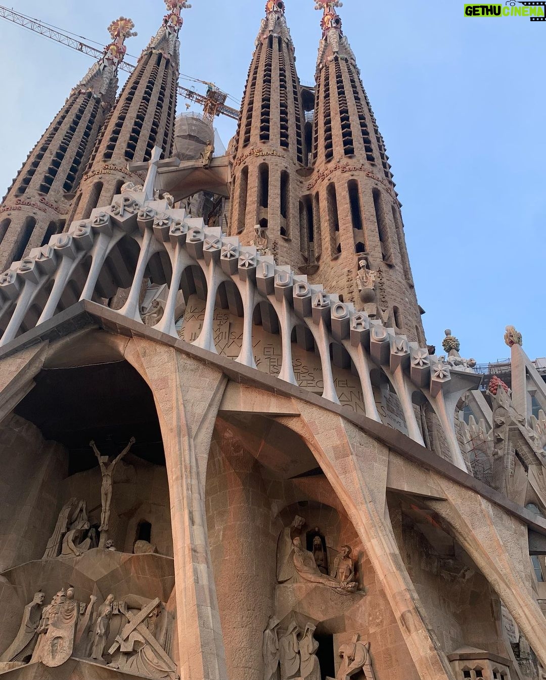 Matt McGorry Instagram - I thought I was over seeing churches, but #SagradaFamilia by #Gaudí is by far my favorite that I’ve ever seen. Reminds me of The Neverending Story and shit. 🥹🤩 Sagrada Familia