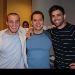 Matt McGorry Instagram - Happy Birthday @thebursin ! I love you my kind, passionate, and supportive friend! Almost 20 years of friendship and love. 🥰 Miss you and can’t wait to see you next and have more adventures whenever that that ends up being! 💜💕💜

Also pictured @jessefleece and Trevor lurking lol