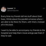 Matt McGorry Instagram – I came across Lauren’s (@iamlaurenhannah ) story though this tweet just the other day and it broke my heart. 💔

The system is failing people. Especially in the U.S where the safety nets are so inadequate, the #1 reason people declare bankruptcy, and #MECFS is so underfunded, misunderstood, not believed, and stigmatized. ME/CFS used to be known as Chronic Fatigue Syndrome but the name felt trivial to many comparison to the realities of living with it.

In her last blog post, Lauren wrote (in Dutch), 

“I know you guys are tired of it, but I’m going to say it anyway. Please protect yourself against COVID-19. It still ensures that too many people have to live with a severe disability. Long COVID and ME are not very different. Believe me, you don’t want this to happen to you.”

Lauren’s blog:
https://hersenmist.wordpress.com/
(it’s in Dutch but you can use Google translate)

Lauren’s X/Twitter:
@dutchlauren

Lauren did not get ME/CFS from Long COVID, but it is one of the more common chronic illnesses/disabilities that people get due to Long COVID. Long COVID is not a joke, protect yourself and others by wearing a respirator (N95 is best, KN95 next best).

Hearts are especially heavy in the Long COVID & ME/CFS community today. 💜

For those dealing with ME/CFS and Long COVID, I see you and I will continue to fight with you. 
🙏🏼❤️‍🔥🙏🏼

If you are struggling/thinking of suicide in the U.S. you can call or text 988. (Disclaimer that less than 2% of calls resulted in 911 being called). If you google “suicide hotline” you can find others in your respective counties. 

#MECFS #RememberLauren  #MillionsMissing