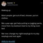 Matt McGorry Instagram – I came across Lauren’s (@iamlaurenhannah ) story though this tweet just the other day and it broke my heart. 💔

The system is failing people. Especially in the U.S where the safety nets are so inadequate, the #1 reason people declare bankruptcy, and #MECFS is so underfunded, misunderstood, not believed, and stigmatized. ME/CFS used to be known as Chronic Fatigue Syndrome but the name felt trivial to many comparison to the realities of living with it.

In her last blog post, Lauren wrote (in Dutch), 

“I know you guys are tired of it, but I’m going to say it anyway. Please protect yourself against COVID-19. It still ensures that too many people have to live with a severe disability. Long COVID and ME are not very different. Believe me, you don’t want this to happen to you.”

Lauren’s blog:
https://hersenmist.wordpress.com/
(it’s in Dutch but you can use Google translate)

Lauren’s X/Twitter:
@dutchlauren

Lauren did not get ME/CFS from Long COVID, but it is one of the more common chronic illnesses/disabilities that people get due to Long COVID. Long COVID is not a joke, protect yourself and others by wearing a respirator (N95 is best, KN95 next best).

Hearts are especially heavy in the Long COVID & ME/CFS community today. 💜

For those dealing with ME/CFS and Long COVID, I see you and I will continue to fight with you. 
🙏🏼❤️‍🔥🙏🏼

If you are struggling/thinking of suicide in the U.S. you can call or text 988. (Disclaimer that less than 2% of calls resulted in 911 being called). If you google “suicide hotline” you can find others in your respective counties. 

#MECFS #RememberLauren  #MillionsMissing