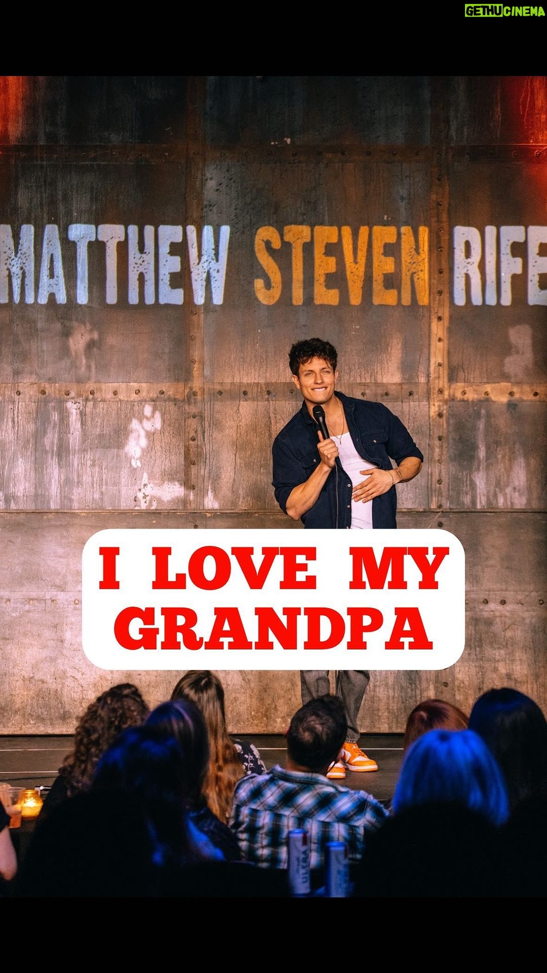 Matt Rife Instagram - Today would’ve been my best friends 69th birthday ❤️ i miss my grandpa Steve so much, every single day. And I’m so glad i got to tell this story capturing how absolutely nuts this man was and the one of the many reasons he was my favorite person ever. Grief is all the love we didn’t get to express to those who have passed on, and i could’ve lived 100 lifetimes and never gotten to express all the love i had for this man. I can’t wait to see your again someday papaw ❤️