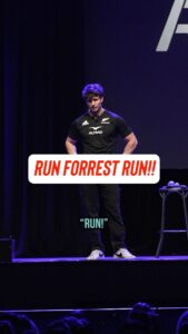 Matt Rife Instagram - Life is like a box of LIES! 😂🏃🏻‍♂️ #comedy #standup #standupcomedy #funny #mattrife #improv #crowdwork #running