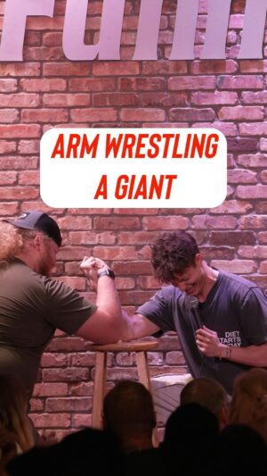 Matt Rife Instagram - I definitely won, morally 😂😅👀💪🏼
#comedy #standup #standupcomedy #funny #mattrife #improv #crowdwork #armwrestling