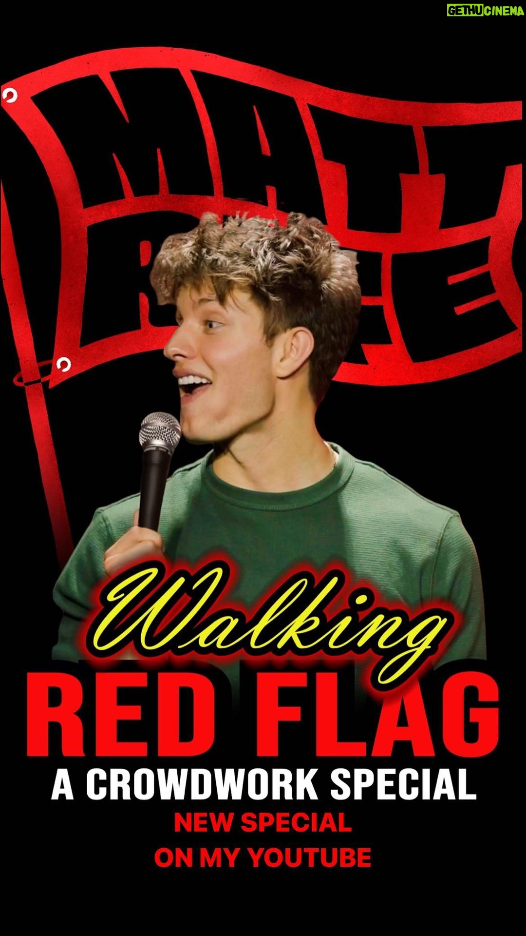 Matt Rife Instagram - NEW CROWD WORK SPECIAL on YouTube!🥰 #comedy #standup #standupcomedy #funny #mattrife #improv #crowdwork #redflags