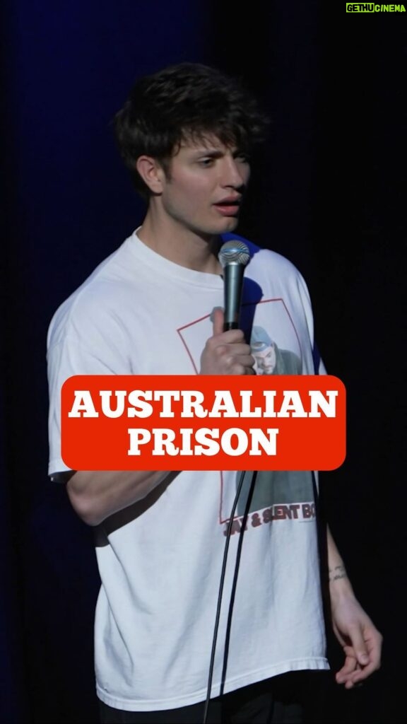 Matt Rife Instagram - He did WHAT?! 😂😂👀🇦🇺 #comedy #standup #standupcomedy #funny #mattrife #improv #crowdwork #australia #prison