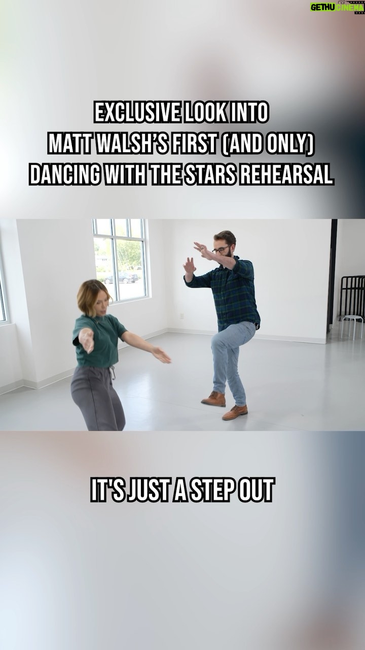 Matt Walsh - 77.6K Likes - My first Dancing With The Stars rehearsal went really well, although it was my last.