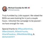 Matt Walsh Instagram - Awesome. Someone needed to do it and he stepped up. Proud to chip into his legal defense.