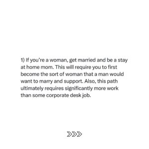 Matt Walsh Instagram - If you just don’t want to work at all, too bad. This is life. This is what it means to be a person. You have to work, one way or another. Make your choice and shut up. Thanks.
