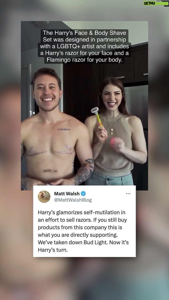 Matt Walsh Instagram - This company only wants your business if you are uberwoke. Everyone else should take the hint and take their money elsewhere