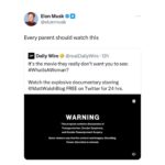 Matt Walsh Instagram - It's been a wild 24 hours. It began with Twitter labeling our film hate speech and completely suppressing it, and ends with all suppression lifted and Elon Musk himself tweeting out the film and urging people to watch it. A huge win. Go watch the movie for free at the link in my bio.