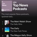 Matt Walsh Instagram - Last week I was demonetized by YouTube, then hacked, and the Left was celebrating my demise. This week I have the number one podcast in the category on Spotify. Thanks for all of your support. You’re the reason they can’t cancel me.
