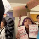 Matt Walsh Instagram - This is why I have no patience for people on the Right who say that we should leave it to women to defend their own sports and private spaces. Yes they need to speak up, but this is what happens when they do. We are cowards if we leave it to young women and high school girls to face this crazed mob alone.