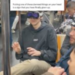 Matt Walsh Instagram - Apple launched Vision Pro and our dystopian nightmare hellscape has arrived. We need to put the same stigma and shame on these things that we did on COVID masks. Make people embarrassed to be seen in public with them.