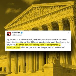 Matt Walsh Instagram - “No black person will be able to succeed in a merit-based system” is quite the argument for the “anti-racist” crew to be making.

Even aside from the fact that Affirmative Action is explicitly racist, it’s also disastrous on its own terms. These policies have made every institution less effective, less efficient, less competent. You cannot point to a single institution that has been measurably improved by the arbitrary exclusion of whites.