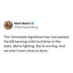 Matt Walsh Instagram - This is only the beginning. I promised you a year ago that we were going to war. I kept that promise and I will keep this one too.
