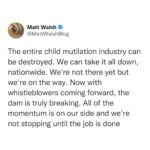 Matt Walsh Instagram - Our advantage is that many of us in this movement are willing to do whatever it takes to win. This is not a game or a bandwagon we're jumping on. We're willing to put it all on the line. The Left isn't used to dealing with people like us. That's why we have them on their heels.
