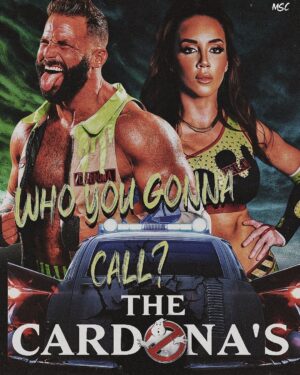 Matthew Cardona Instagram - Bustin’ makes me feel good!

@chelseaagreen @ghostbusters @globalwrestlewear @msc88000