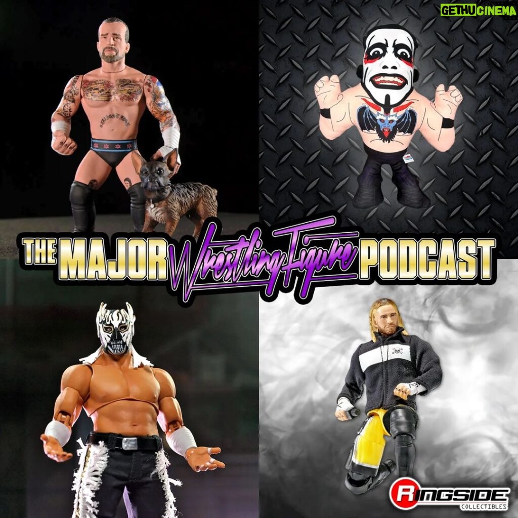 Matthew Cardona Instagram - DOWNLOAD THE LATEST EPISODE OF @majorwfpod! @themattcardona, @myers_wrestling, & @marksterlingesq discuss @zombiesailorstoys' #HeelsandFaces CM Punk, @prowrestlingtees' Brawler Buddies @danhausenad, @storm_collectibles' @jose_el_desperado, @jazwares' AEW Unmatched Collection Series 8, & much more! REPOST PINNED POST ON X (@majorwfpod) TO ENTER TO WIN PRIZE FROM @ringsidec!