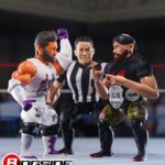 Matthew Cardona Instagram - Matt Cardona & Nick Gage GCW Death Match (Non-Bloody Variant) Bell to Bell Ringside Exclusive 2-Pack! Featuring: ▪️Soft Goods Shirts ▪️GCW Title Belt ▪️Pizza Slicer ▪️Light Tubes ▪️Multiple Arms Shop now at Ringsid.ec/BellToBell 📷 @figurekingdom #RingsideCollectibles #WrestlingFigures #RingsideExclusive #GCW #GCWDeathMatch #MattCardona #NickGage #BellToBell