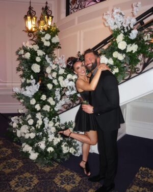 Matthew Cardona Instagram - What a wedding! Lobster tails and pyro! Congrats @sonyadevillewwe & @fit_tonicassano! Thanks for having us.