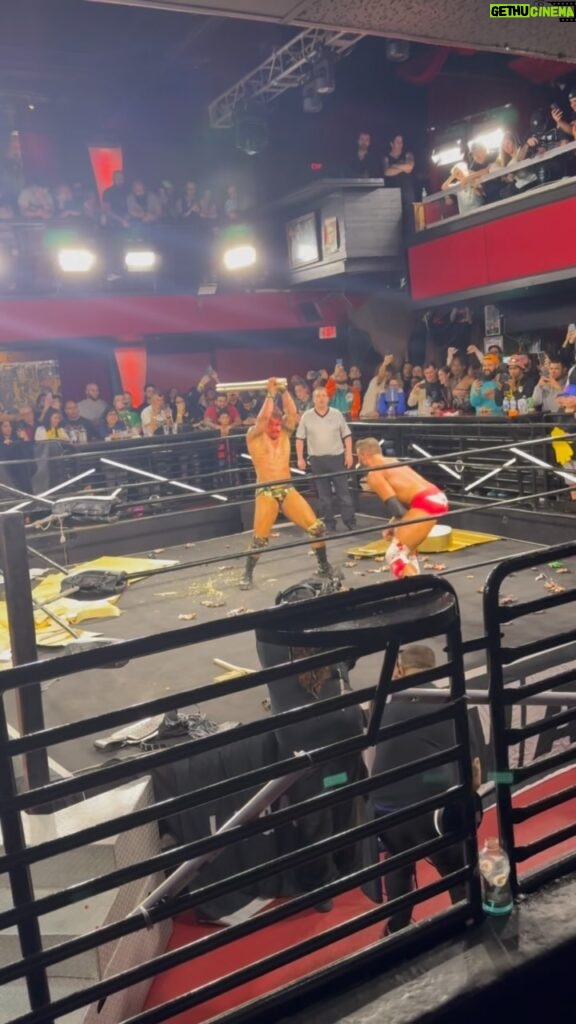 Matthew Cardona Instagram - Low blows should be illegal in deathmatches. @therealec3 should have been disqualified!!! WATCH THE ULTIMATE MATCH OF DEATH FOR THE @nwa WORLDS HEAVYWEIGHT CHAMPIONSHIP ON @thecw!