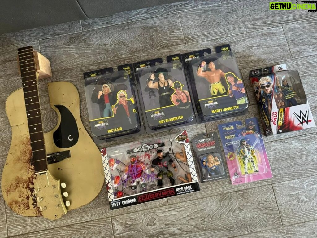 Matthew Cardona Instagram - TODAY at 5:30 PM EST, join @themattcardona for a live auction show, only on @whatnot! 50+ items available! -RING-USED memorabilia -#BigRubberGuys Series 3 -#MajorBendies -MYSTERY box & SO MUCH MORE! FREE GIVEAWAY: 2024 Elite Top Picks Wave 2 Logan Paul whatnot.com/user/themattcardona