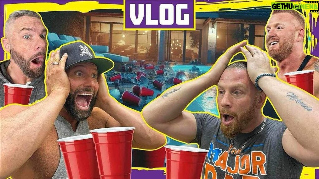 Matthew Cardona Instagram - BRAND NEW VLOG! You won’t believe this house the Major Pod crew stayed in. You won’t believe the PARTY! A behind-the-scenes look at what happens when everyone spends time together during a Live Show weekend! Watch/comment/subscribe at YouTube.com/MajorPodNetwork