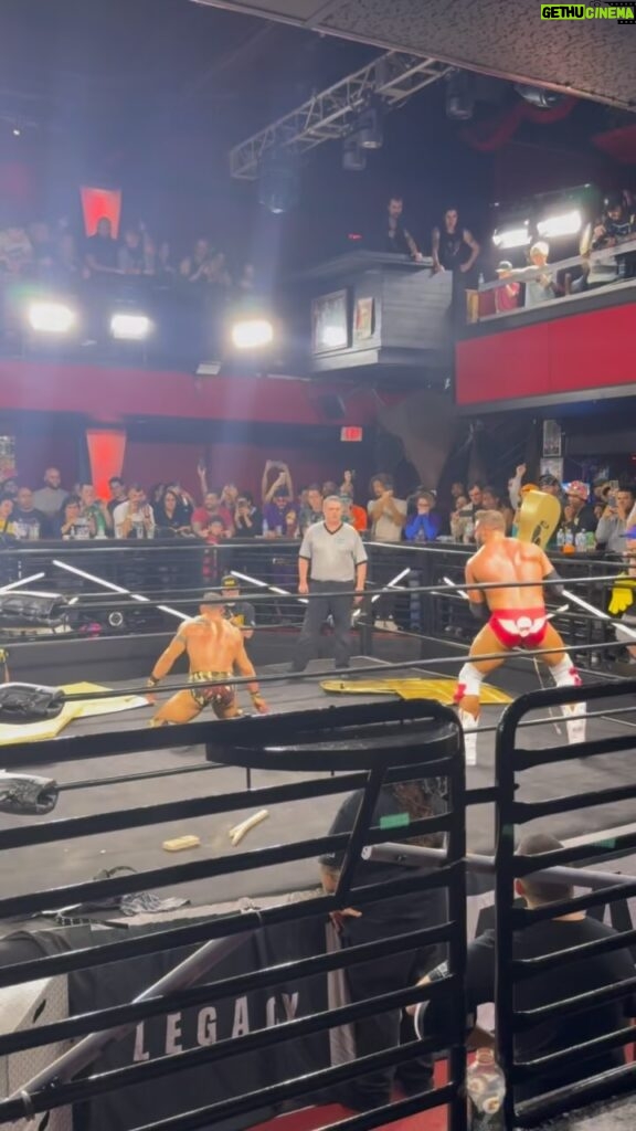 Matthew Cardona Instagram - CHOKE ON THAT SLAP NUTS! Watch The Ultimate Match of Death against @therealec3 for the @nwa Worlds Heavyweight Title RIGHT NOW FOR FREE on @thecw!
