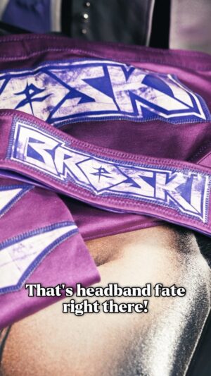 Matthew Cardona Instagram - Proud to share that the iconic headband lies back in the hands of its rightful owner @themattcardona. 

🚨 The full story and much more in the first episode of THREADS here: https://youtube.com/@McKenzieNMitchell 🚨

#THREADSwithMM #prowrestling #wrestlinggear