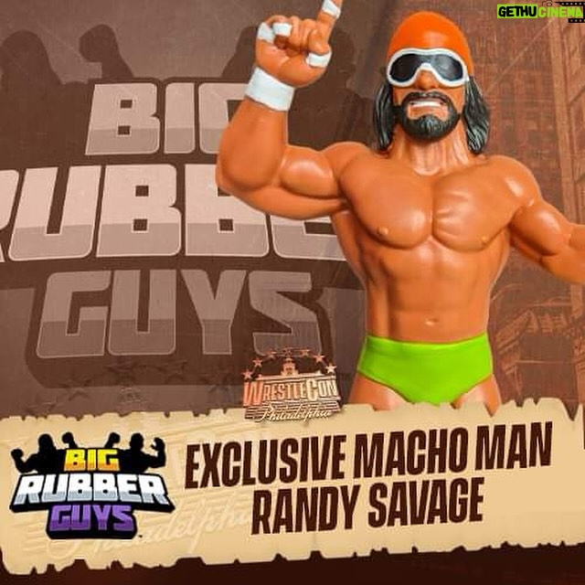 Matthew Cardona Instagram - Look who is making their way to @officialwrestlecon! @MajorBendies will have their own table with plenty of product, including an Exclusive #BigRubberGuys figure of Macho Man Randy Savage! Who is hanging out #WrestleMania weekend? #ScratchThatFigureItch #MajorBendies