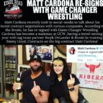 Matthew Cardona Instagram - @themattcardona has re-signed with @gamechangerwrestling - - - - - - - - - - - - - - - - - - - - - - - - - - - - - - #gcw #gcwwrestling #gamechangerwrestling #indywrestling #deathmatchwrestling #prowrestling #wrestling #joshipuroresu #joshiwrestling #icwnhb #h2owrestling #ecw #ecwwrestling #luchalibre #aew #aewdynamite #aewwrestling #wwe #wweraw #wwesmackdown #kingsroadwrestling #womenswrestling