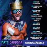 Matthew Cardona Instagram - Come see The Indy God in March!