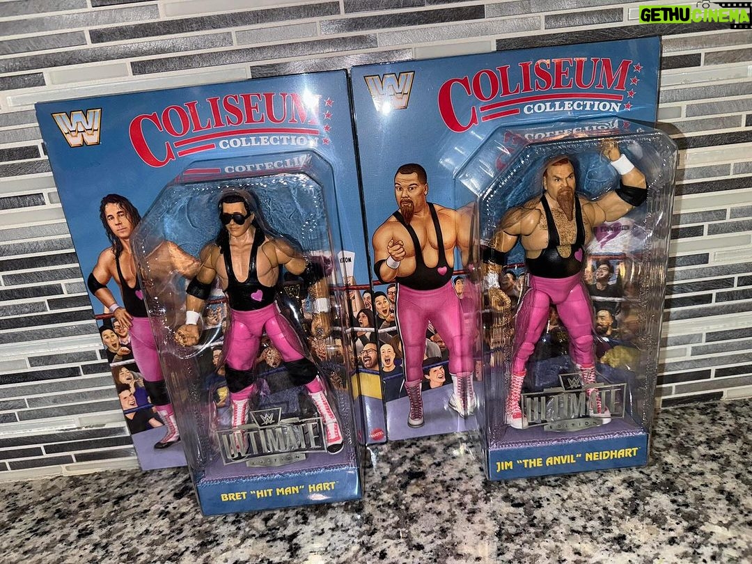 Matthew Cardona Instagram - The new Coliseum Collection Hart Foundation from @Mattel and @mattelcreations goes on sale tomorrow morning! @TheMattCardona recieved his and will be giving a full review soon! Are you collecting these LJN inspired figures? Order at creations.mattel.com #ScratchThatFigureItch