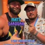 Matthew Cardona Instagram - Merch and Figures! Matt Cardona chats with Chris Castro in this great interview done on the 2024 Jericho Cruise. @themattcardona : prowrestlingtees.com/mattcardona @majorwfpod : prowrestlingtees.com/majorwfpod #pwtees #prowrestlingtees #mattcardona #kingofthedeathmatch #indygod #broski