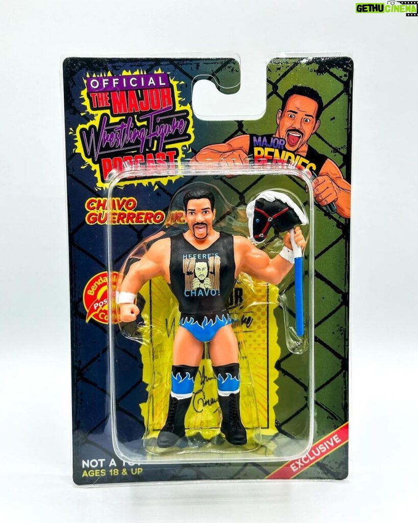 Matthew Cardona Instagram - In stock and ready to ship! Get the new @ChavoGuerreroJr with Pepé #MajorBendies variant! Order at MajorBendies.com #ScratchThatFigureItch
