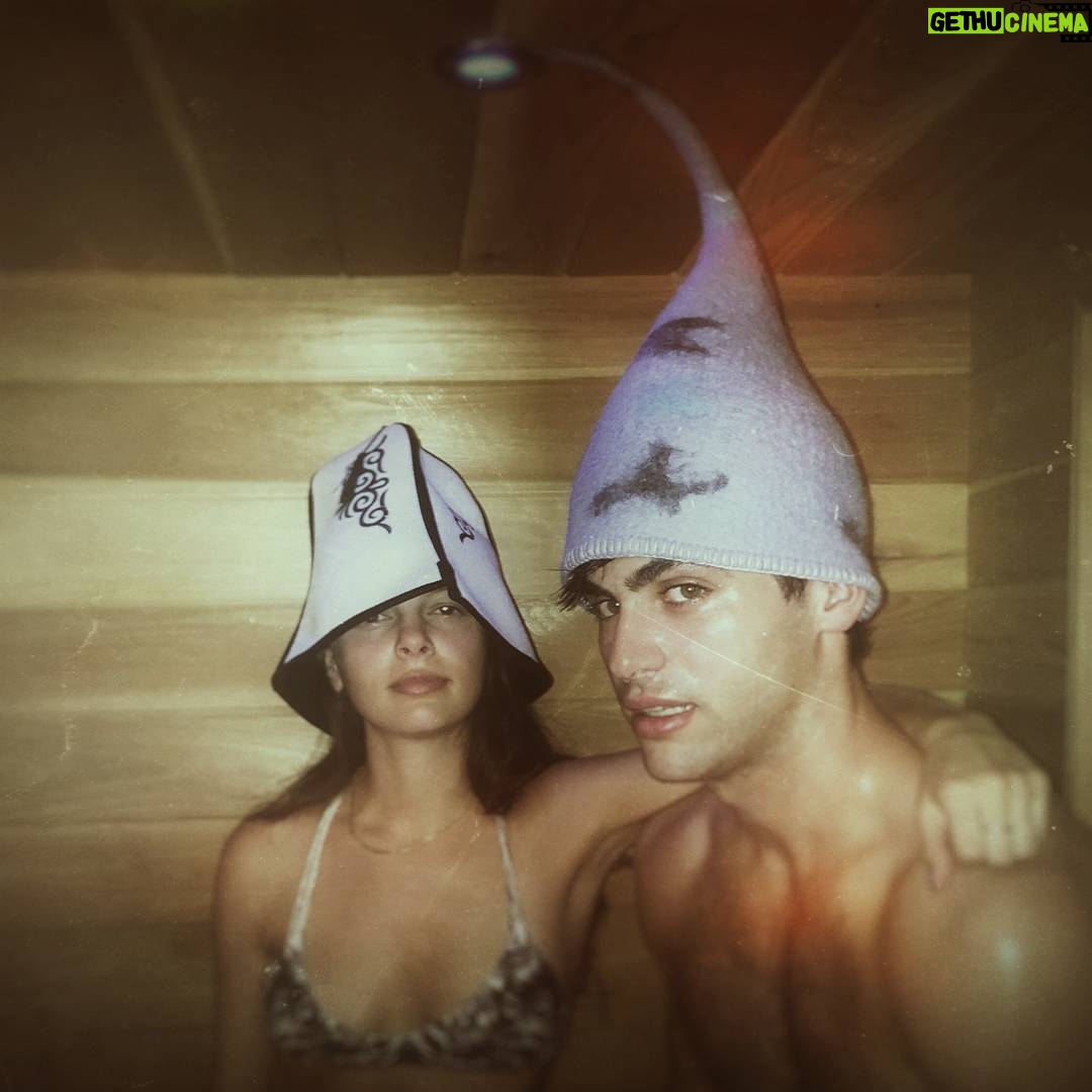 Matthew Daddario Instagram - Sauna hats make you cool.