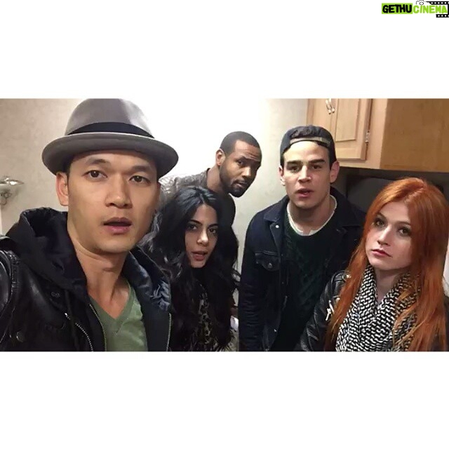 Matthew Daddario Instagram - Happy birthday from these coworkers I call friends, even though they put a bunch of gifts in my trailer. If you want to know who Em really is, this video sums it up. Thanks guys.
