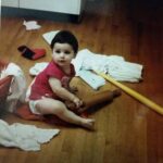 Matthew Daddario Instagram - Weapon of choice? Rolling pin. #tbt