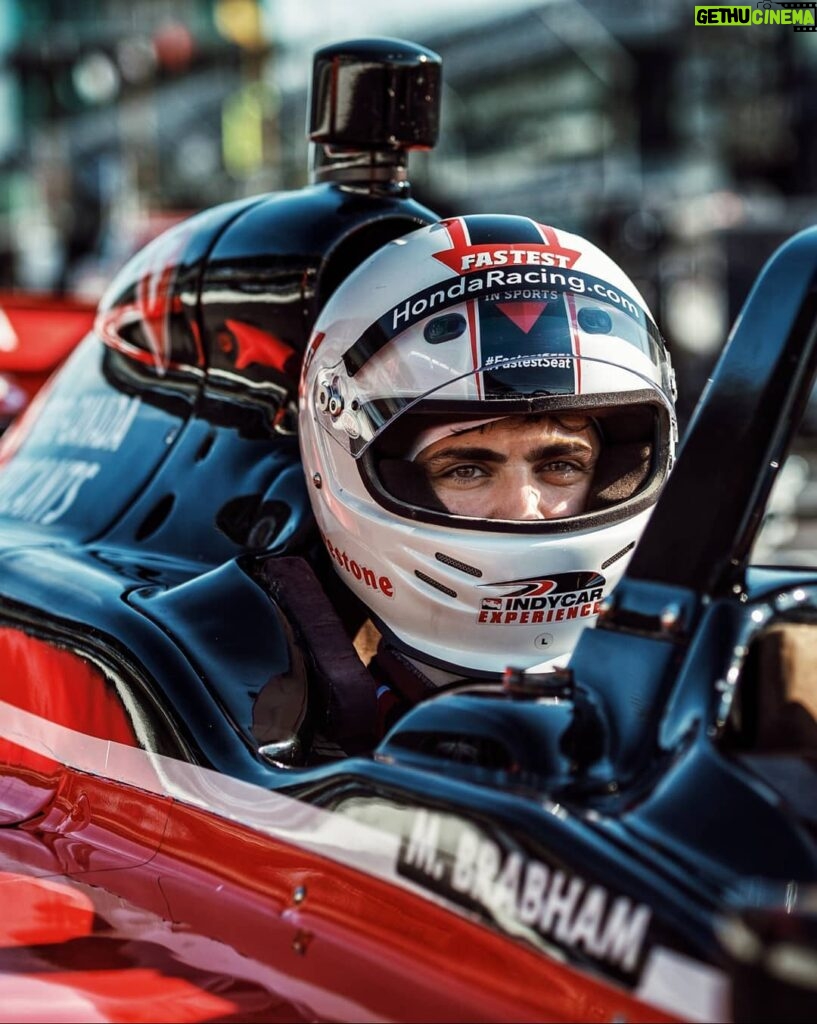 Matthew Daddario Instagram - Congrats to all the drivers and their teams at the #indy500 this weekend! Incredible finish this year. Had an awesome time starting the race with the legend Mario Andretti in the two seater thanks to the people at @honda. I'll be back next year! #hondapartner