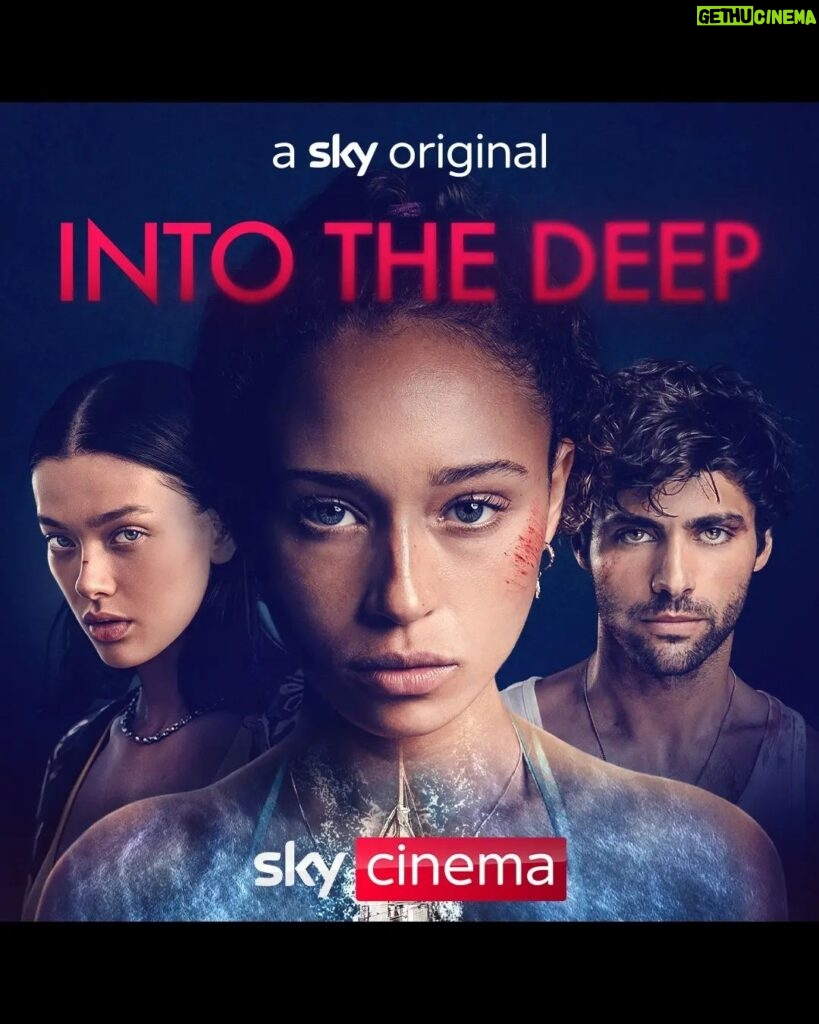 Matthew Daddario Instagram - Into The Deep is out now in the UK on @skytv! It's a thriller. It's on a boat. Filmed in Cornwall. I play Ben. Go check it out. #skycinema #intothedeep