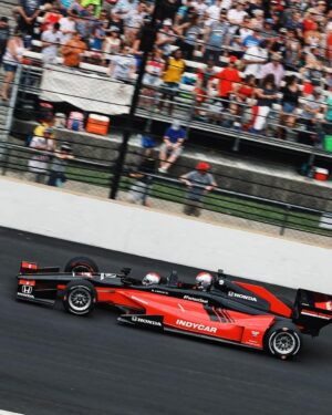 Matthew Daddario Instagram - Congrats to all the drivers and their teams at the #indy500 this weekend! Incredible finish this year. Had an awesome time starting the race with the legend Mario Andretti in the two seater thanks to the people at @honda. I'll be back next year!

#hondapartner