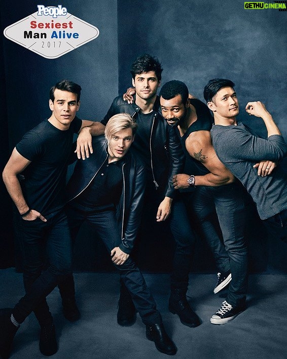 Matthew Daddario Instagram - Well thank you @people for telling us what 2 out of 5 of us already believed. Big thanks to the great team that put this together. Thanks: @freeform @richardphibbs photographer @stricola style @toddharrismakeup grooming