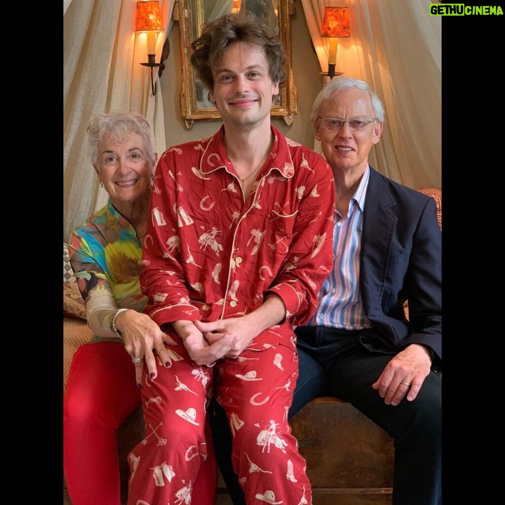 Matthew Gray Gubler Instagram - thank you all for the birthday wishes but thank you most of all to my parents for making me!