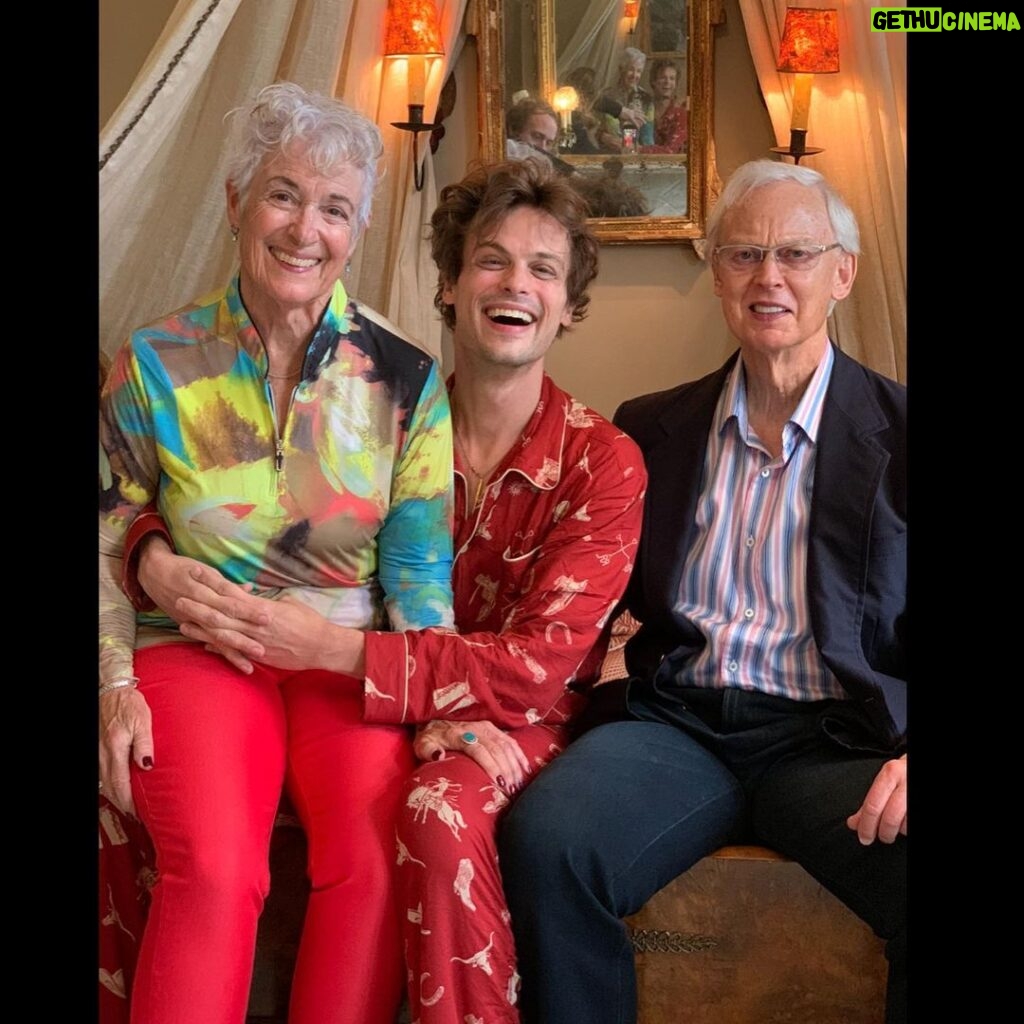 Matthew Gray Gubler Instagram - thank you all for the birthday wishes but thank you most of all to my parents for making me!
