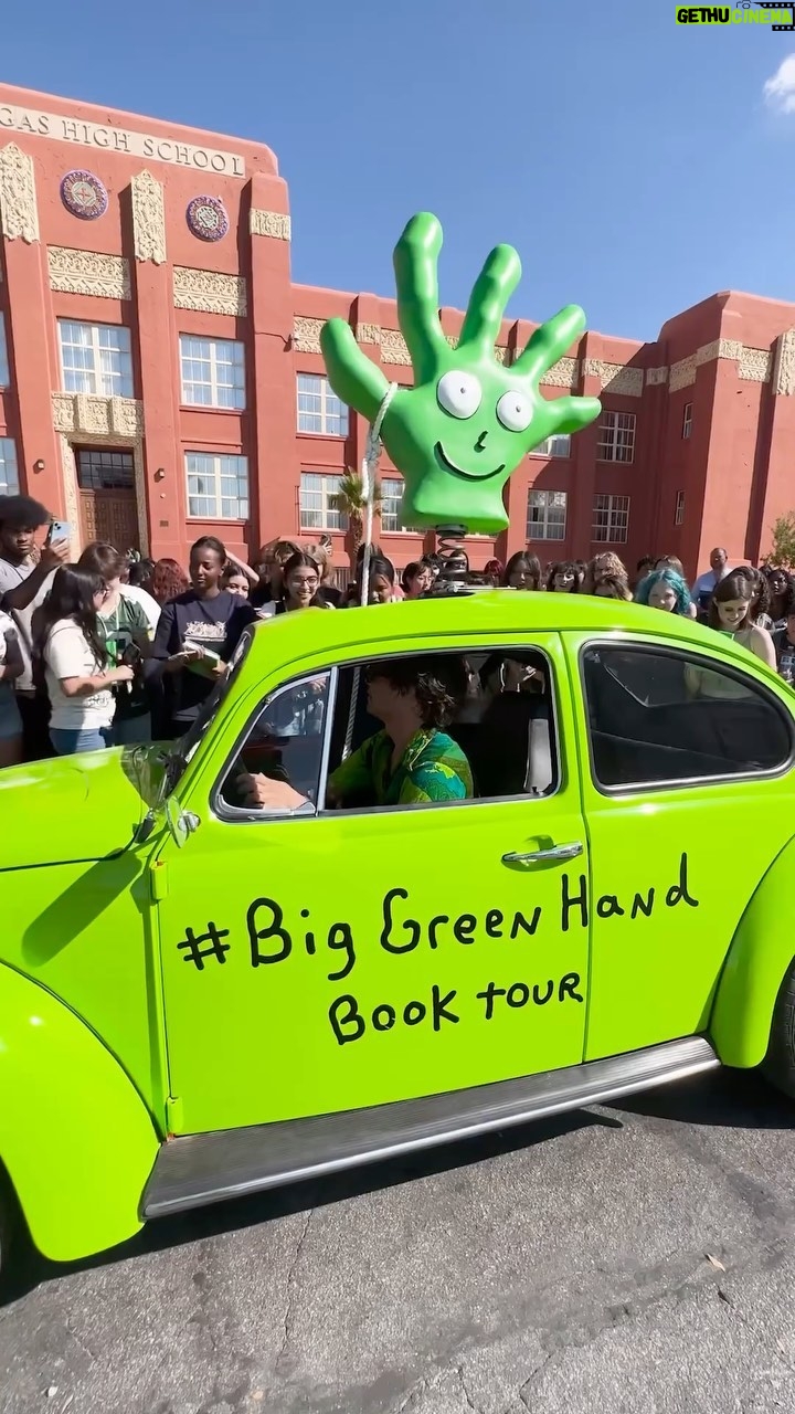 Matthew Gray Gubler Instagram - big green hand ๐งค delivery 3 ๐